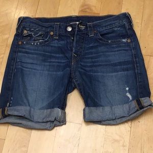 NWOT True Religion jean shorts